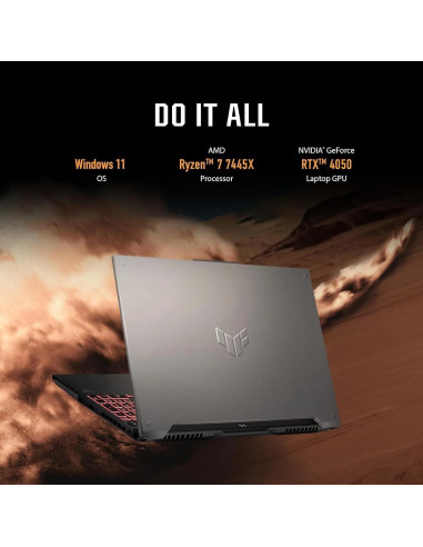 Laptop para Juegos ASUS TUF A16, Ryzen 7, 16GB RAM, 512GB SSD