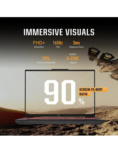 Laptop para Juegos ASUS TUF A16, Ryzen 7, 16GB RAM, 512GB SSD