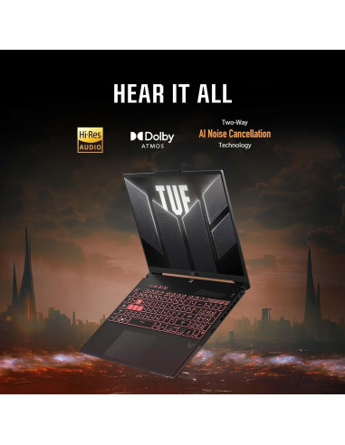 Laptop para Juegos ASUS TUF A16, Ryzen 7, 16GB RAM, 512GB SSD
