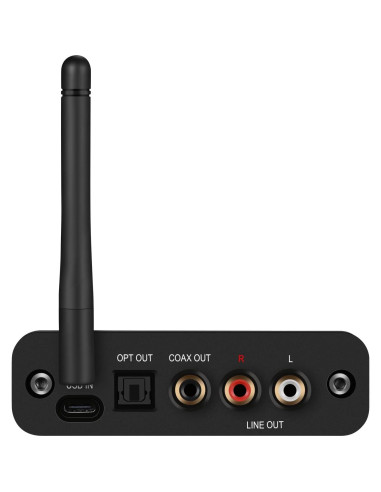 Receptor Bluetooth Hi-Fi BluDento B2 con DAC ESS y Pantalla OLED