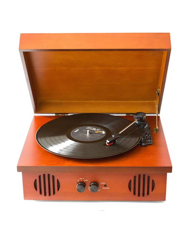 Reproductor de Discos de Vinilo EHVYBDX Retro Bluetooth 3W