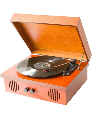 Reproductor de Discos de Vinilo EHVYBDX Retro Bluetooth 3W