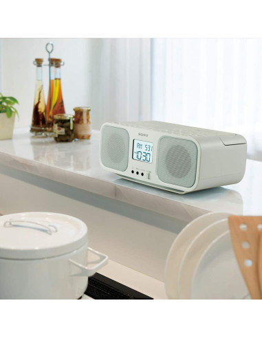 Sony Radio Cassette CD CFD-S401-W Blanco Portátil