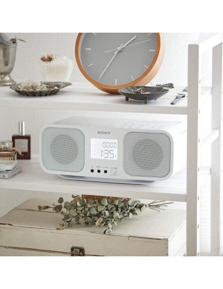 Sony Radio Cassette CD CFD-S401-W Blanco Portátil