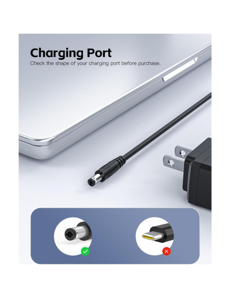 Cargador 5V 1A Superer para Tocadiscos Victrola VSC-550BT