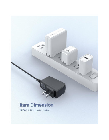 Cargador 5V 1A Superer para Tocadiscos Victrola VSC-550BT