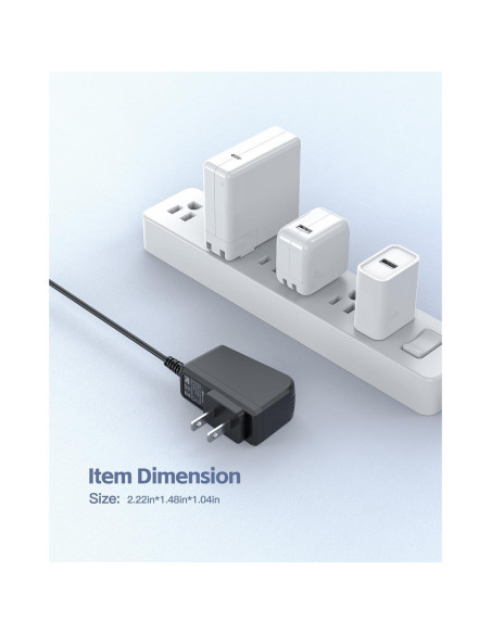 Cargador 5V 1A Superer para Tocadiscos Victrola VSC-550BT