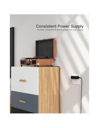 Cargador 5V 1A Superer para Tocadiscos Victrola VSC-550BT