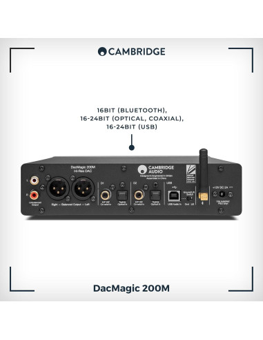 DAC Cambridge Audio DacMagic 200M MQA HiFi Bluetooth 24/768