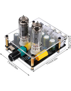 Preamplificador de Válvula Veemoon Hi-Fi Estéreo para Fonógrafo 2