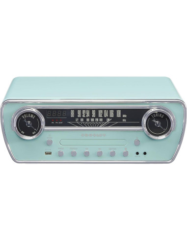 Reproductor de Vinilo 7-en-1 Crosley CR6047A-AB Bluetooth Azul Aqua