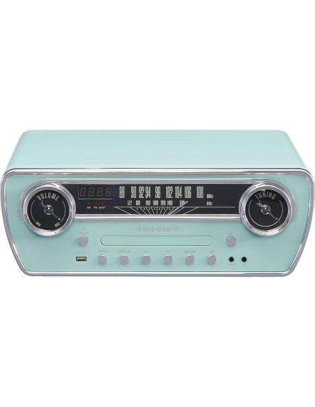 Reproductor de Vinilo 7-en-1 Crosley CR6047A-AB Bluetooth Azul Aqua