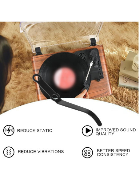 Brazo Elevador de Fonógrafo TS10 Accesorio de Metal 4.4cm