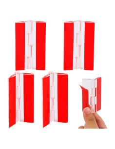 4 Bisagras Plásticas Autoadhesivas Mozeat Lens 65x40mm