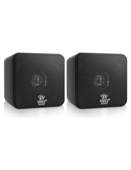 Altavoces de Estantería Pyle PCB4BK Mini Cube 200W Negro