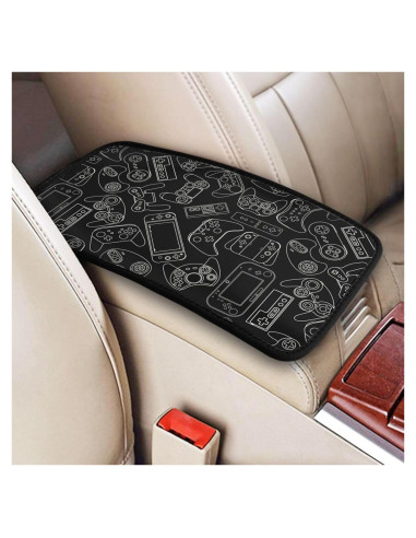 Cubierta de Consola Central DORKEIXIA Negra 32x19 cm