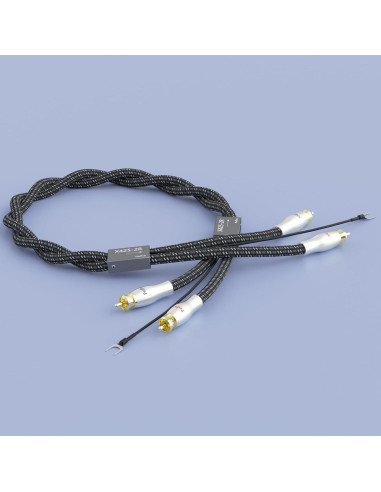 Cable RCA de Turntable 1.5m Preffair X425-2R con Tierra