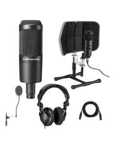 Micrófono de Condensador Cardioide Audio-Technica AT2035 con Accesorios