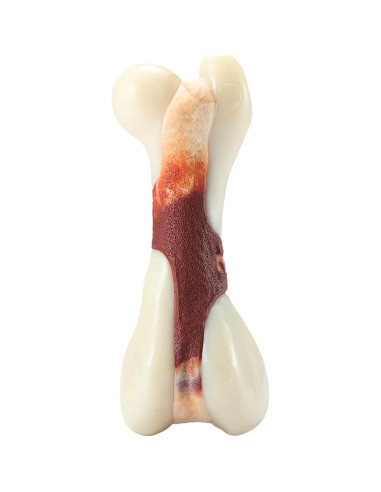Juguete de Masticar Indestructible Tikaton para Perros - Carne de Res