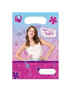 Bolsas de Fiesta Violetta Unique Party - Paquete de 6