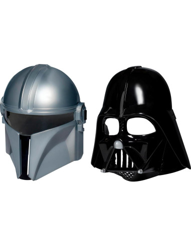 Juego de 2 Máscaras Star Wars Mandalorian y Darth Vader