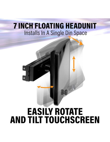 Estéreo de Coche Planet Audio P70CPA-F 7" Bluetooth CarPlay