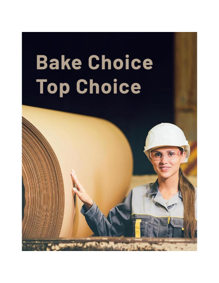 200 Forros de Cupcake Negros Bake Choice - Papel Pergamino Antiadherente