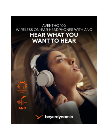 Auriculares Inalámbricos Beyerdynamic Aventho 100 con ANC Negro