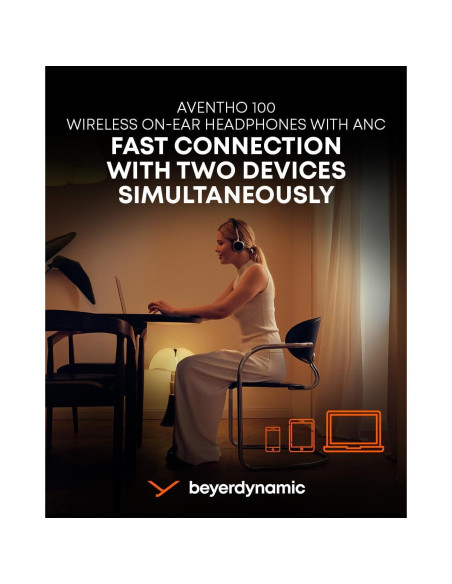Auriculares Inalámbricos Beyerdynamic Aventho 100 con ANC Negro