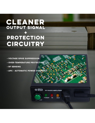 Amplificador BTECH AMP-U25 20-40W UHF 400-480MHz