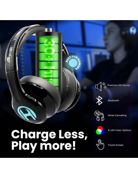 Auriculares Gaming Haymaker Bluetooth 5.0 con Cancelación de Ruido
