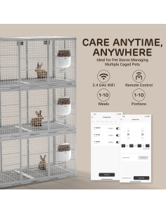 Comedero Colgante Inteligente iPettie WiFi 1.75L para Mascotas 2