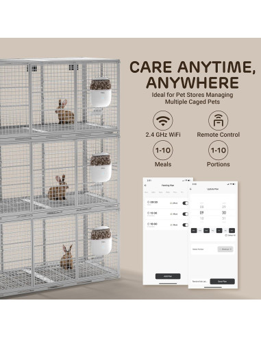 Comedero Colgante Inteligente iPettie WiFi 1.75L para Mascotas