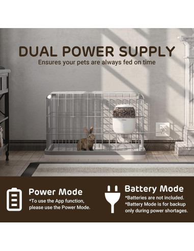 Comedero Colgante Inteligente iPettie WiFi 1.75L para Mascotas
