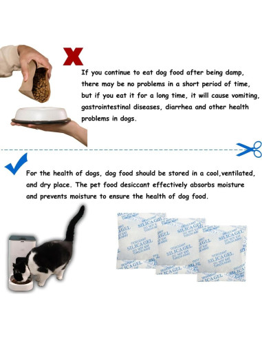 Bolsas Deshidratantes para Alimentos de Mascotas XCIVI - 6 Paquetes
