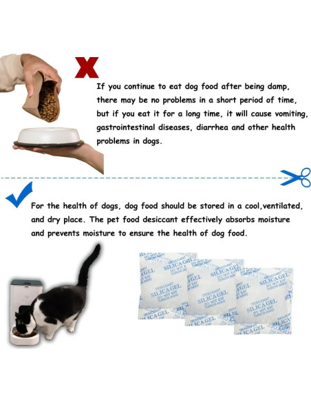 Bolsas Deshidratantes para Alimentos de Mascotas XCIVI - 6 Paquetes