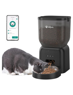 Comedero Automático Olfjurk 4L para Perros y Gatos WiFi