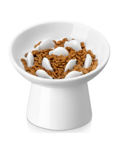 Tazón Antideslizante para Gatos vancasso 15.75 cm Blanco