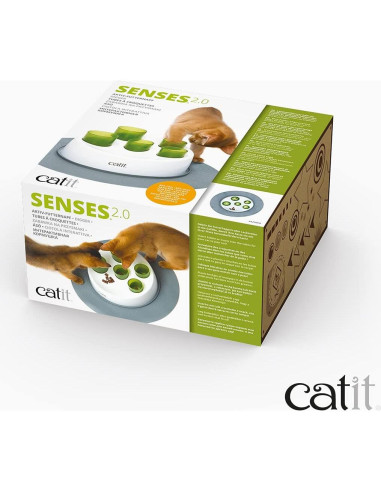 Catit Senses 2.0 Digger Alimentador Interactivo Verde 24cm