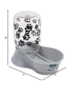 Comedero y dispensador reversible Lixit para gatos y perros 1.89L 2