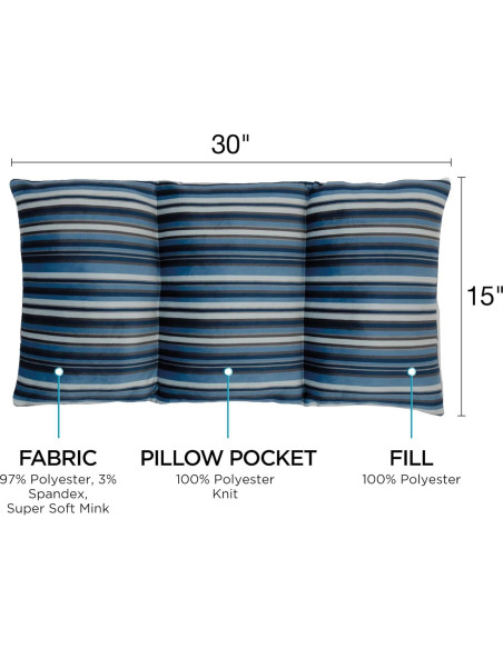 Almohada Suave Brookstone HUG'ZZZ con Gel Calentable 76x38cm