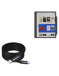 Cable BoxWave USB-C a USB-C 3m 100W Carga Rápida Nylon