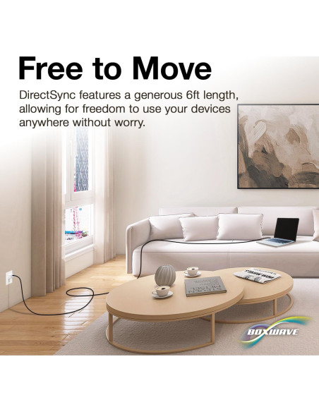 Cable BoxWave USB-C a USB-C 3m 100W Carga Rápida Nylon