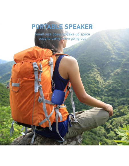 Altavoz Bluetooth Portátil FIGMASU M7 Impermeable 24H Azul