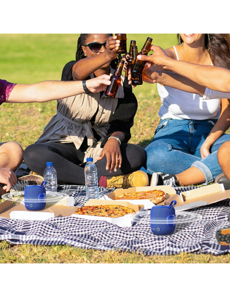 Altavoz Bluetooth Portátil FIGMASU M7 Impermeable 24H Azul