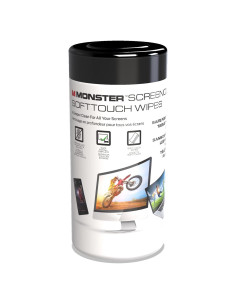 Toallitas Limpiadoras de Pantallas Monster 70 Unidades