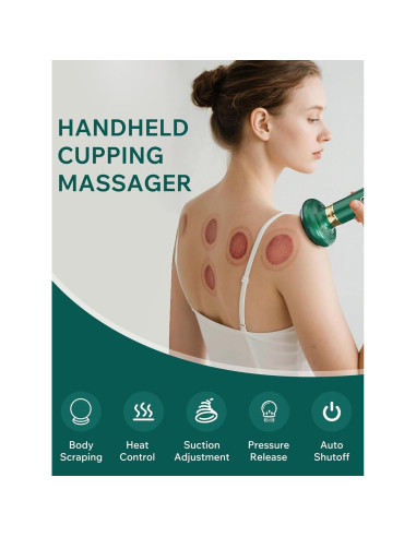 Masajeador de Ventosas Inalámbrico Cilotus A-12 12 Niveles