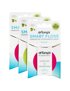 Hilo Dental Inteligente DrTung 27.43m Sabor Cardamomo Paquete 3