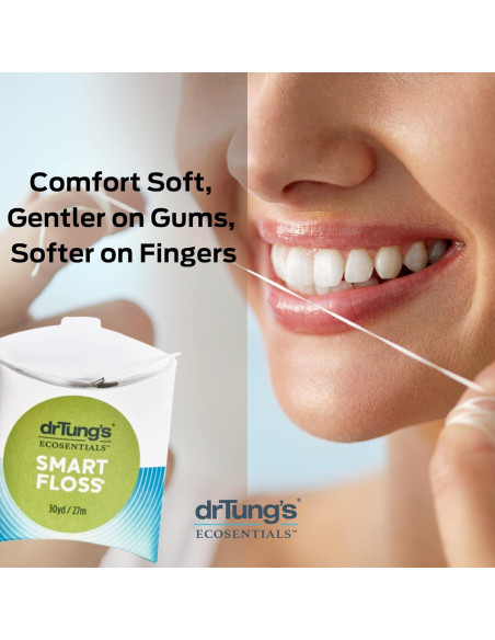 Hilo Dental Inteligente DrTung 27.43m Sabor Cardamomo Paquete 3