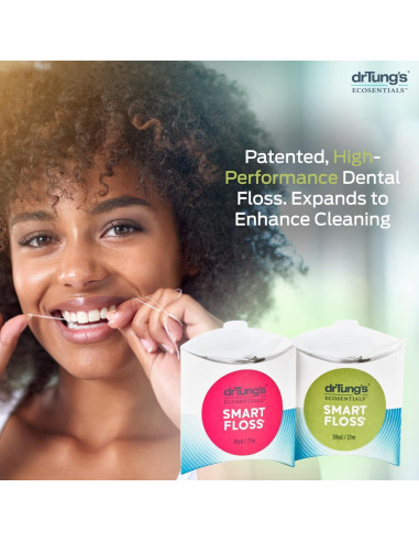 Hilo Dental Inteligente DrTung 27.43m Sabor Cardamomo Paquete 3